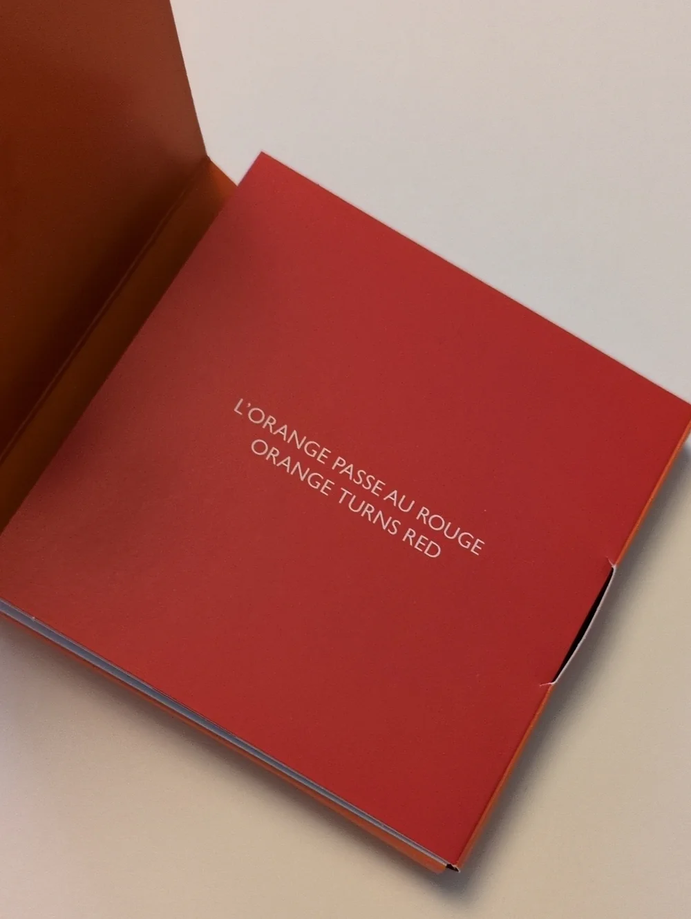Hermès Paris L'orange Passe Au Rouge Orange Turns Red Lipstick Samples New